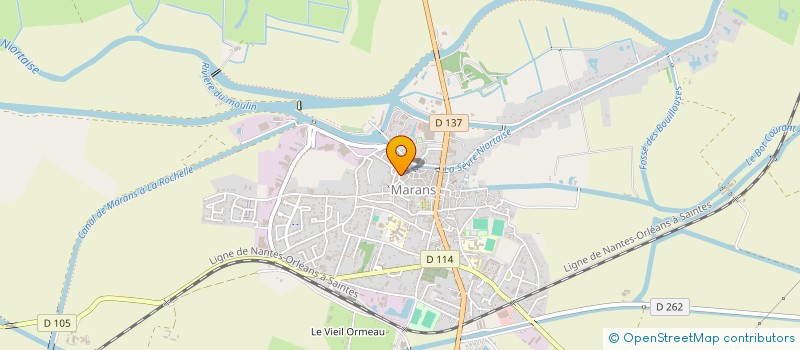 localisation de l'entreprise MONSIEUR JACQUES VINET  MARANS