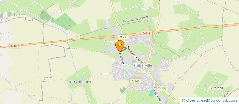 localisation de l'entreprise MONSIEUR JACQUES VIQUESNEL  THIBERVILLE