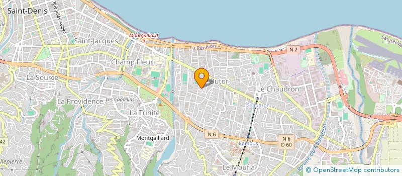 localisation de l'entreprise MONSIEUR JACQUES VIRAMALE à SAINT-DENIS