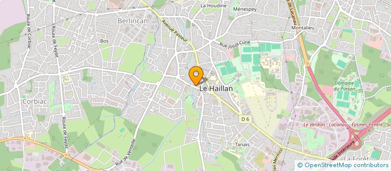 localisation de l'entreprise MONSIEUR JACQUES VITASSE  LE HAILLAN