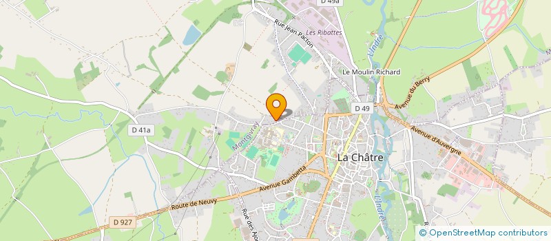 localisation de l'entreprise MONSIEUR JACQUES VIVIER à MONTGIVRAY