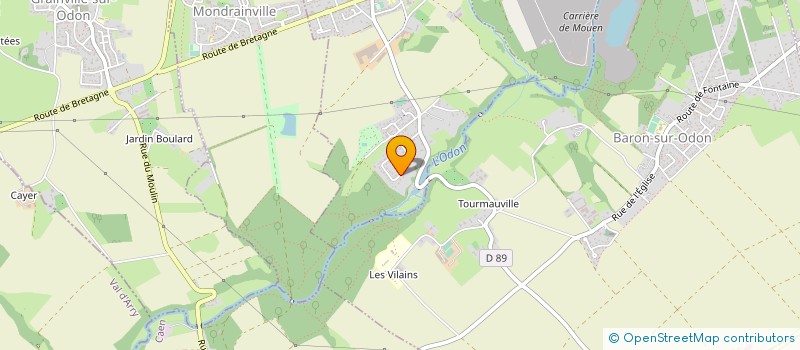 localisation de l'entreprise MONSIEUR JACQUES VOISIN  TOURVILLE-SUR-ODON