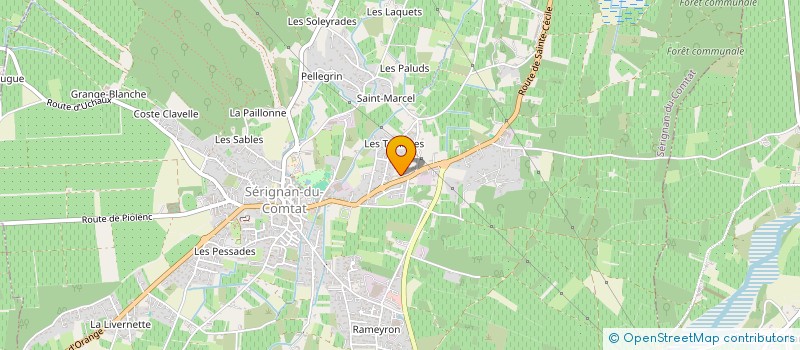 localisation de l'entreprise MONSIEUR JACQUES VOISIN  SERIGNAN-DU-COMTAT