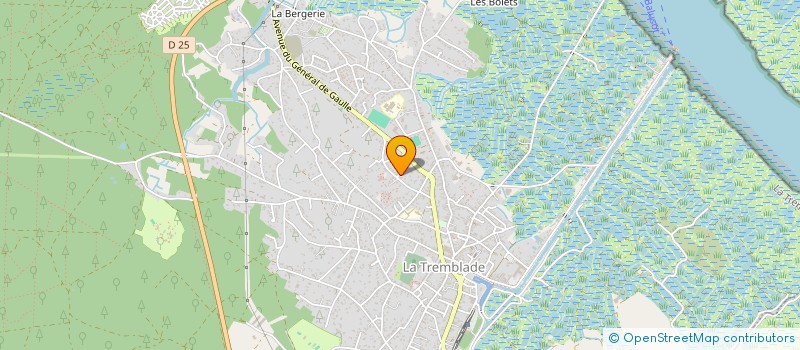 localisation de l'entreprise MONSIEUR JACQUES VOLLET  LA TREMBLADE