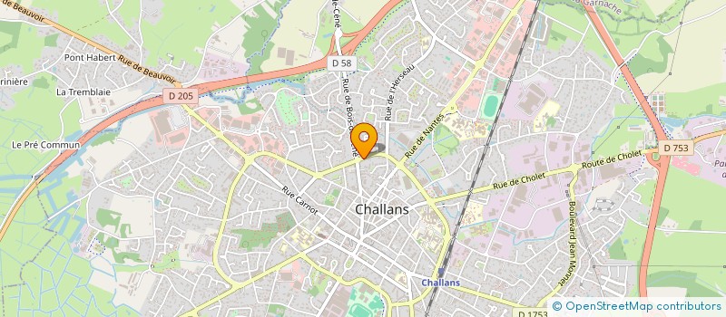 localisation de l'entreprise MONSIEUR JACQUES VRIGNAUD à CHALLANS