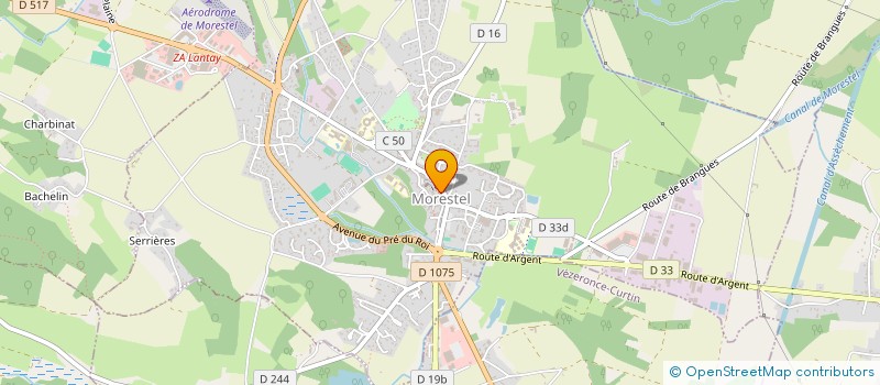 localisation de l'entreprise MONSIEUR JACQUES VUILLEROT  MORESTEL