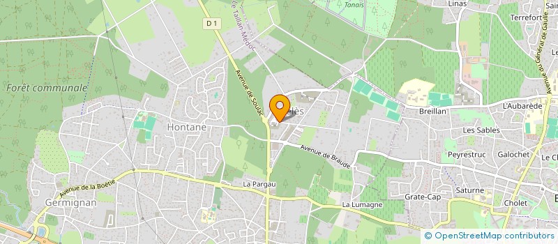 localisation de l'entreprise MONSIEUR JACQUES WACALIE  LE TAILLAN-MEDOC