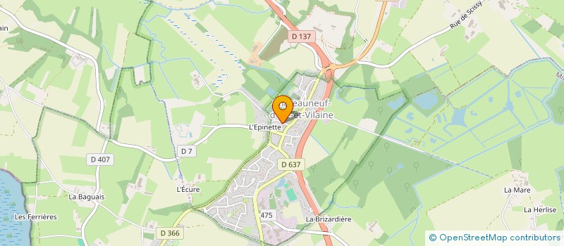 localisation de l'entreprise MONSIEUR JACQUES WACONGNE à CHATEAUNEUF-D'ILLE-ET-VILAINE