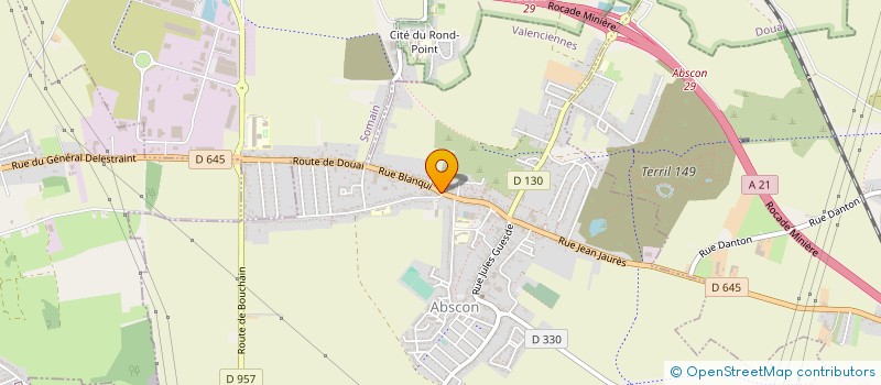 localisation de l'entreprise MONSIEUR JACQUES WAGON  ABSCON