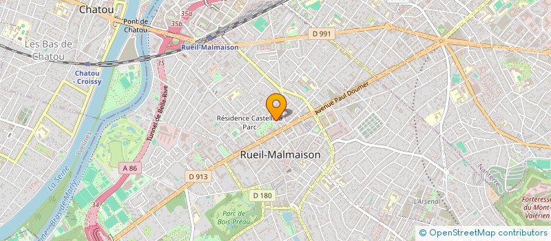localisation de l'entreprise MONSIEUR JACQUES WARNERY  RUEIL-MALMAISON