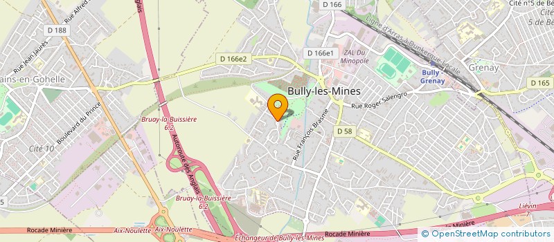 localisation de l'entreprise MONSIEUR JACQUES WATELET à BULLY-LES-MINES