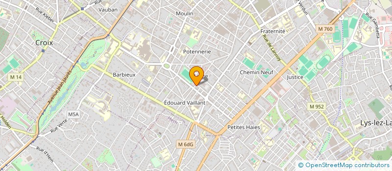 localisation de l'entreprise MONSIEUR JACQUES WATTECAMPS  ROUBAIX