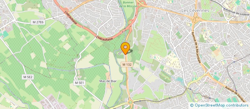 localisation de l'entreprise MONSIEUR JACQUES WEISS à MONTPELLIER