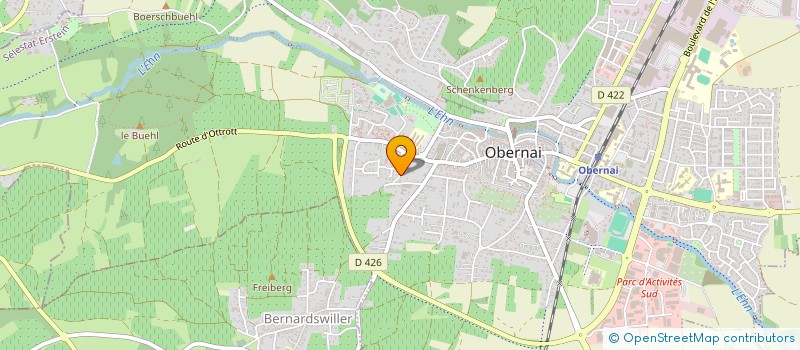 localisation de l'entreprise MONSIEUR JACQUES WETTERER à OBERNAI