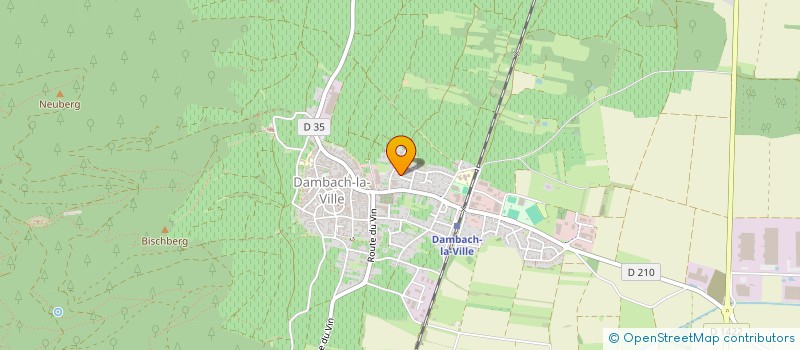 localisation de l'entreprise MONSIEUR JACQUES WEYH  DAMBACH-LA-VILLE
