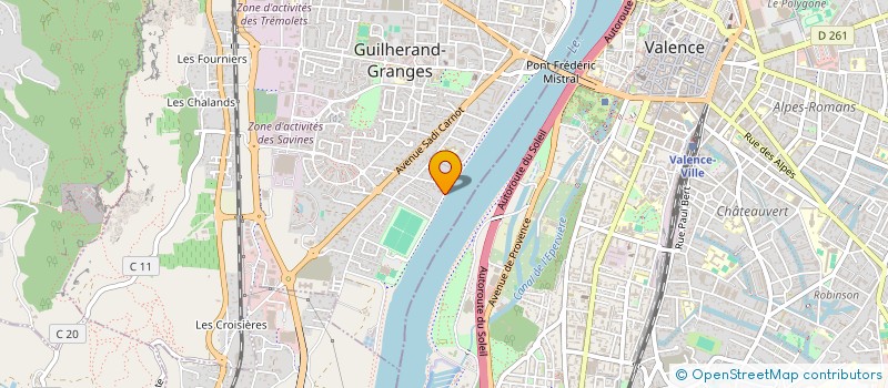 localisation de l'entreprise MONSIEUR JACQUES WEYLAND  GUILHERAND-GRANGES