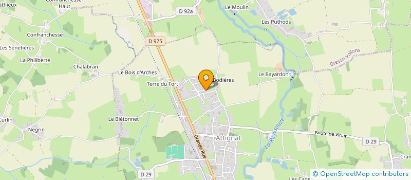 localisation de l'entreprise MONSIEUR JACQUES WEYN  ATTIGNAT