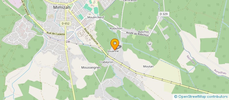 localisation de l'entreprise MONSIEUR JACQUES WHULER  MIMIZAN