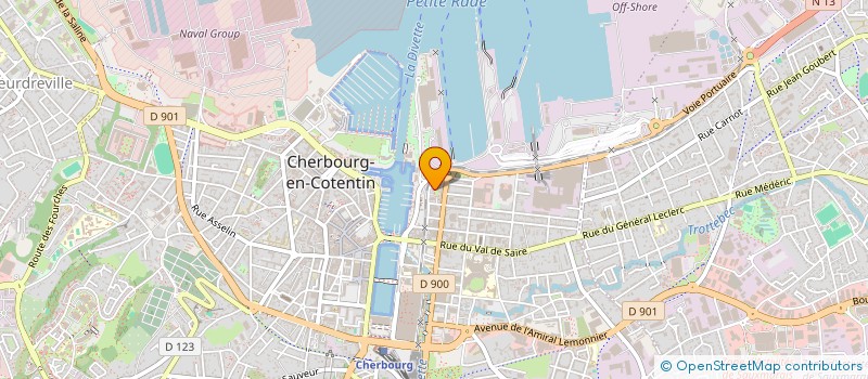 localisation de l'entreprise MONSIEUR JACQUES WITTEMBERG  CHERBOURG-EN-COTENTIN