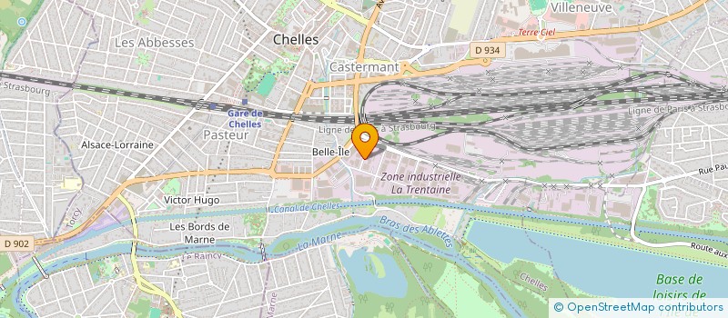 localisation de l'entreprise MONSIEUR JACQUES WITTIG  CHELLES