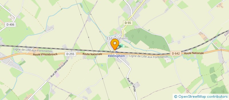 localisation de l'entreprise MONSIEUR JACQUES WYCKAERT  RENESCURE