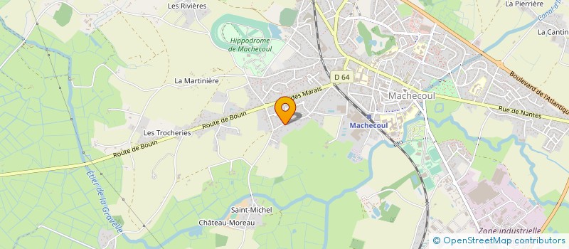 localisation de l'entreprise MONSIEUR JACQUES YVERNOGEAU à MACHECOUL-SAINT-MEME