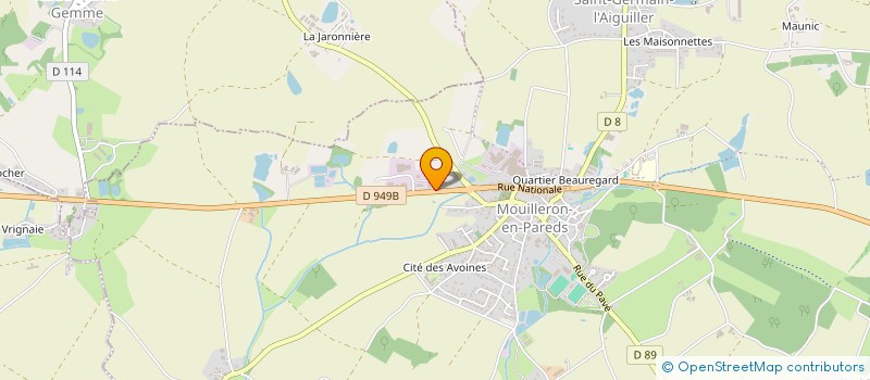 localisation de l'entreprise MONSIEUR JACQUES-YVES VANDENBUSSCHE  MOUILLERON-SAINT-GERMAIN