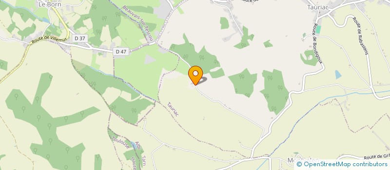 localisation de l'entreprise MONSIEUR JACQUES ZAMORA  TAURIAC