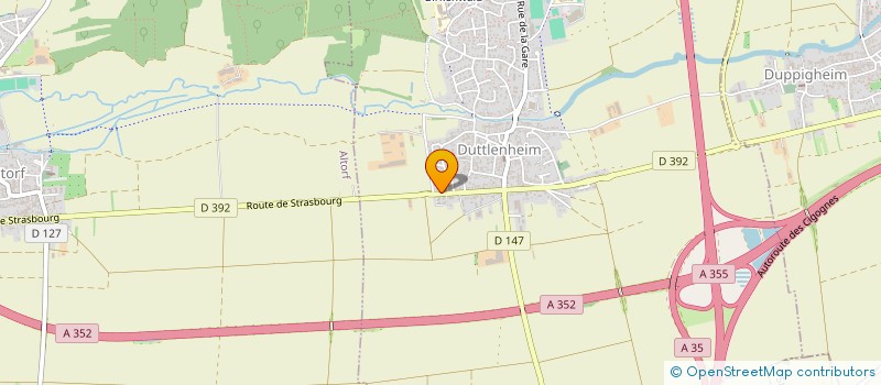 localisation de l'entreprise MONSIEUR JACQUES ZANON  DUTTLENHEIM