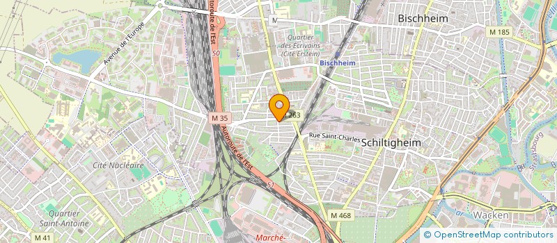 localisation de l'entreprise MONSIEUR JACQUES ZIMMER  SCHILTIGHEIM