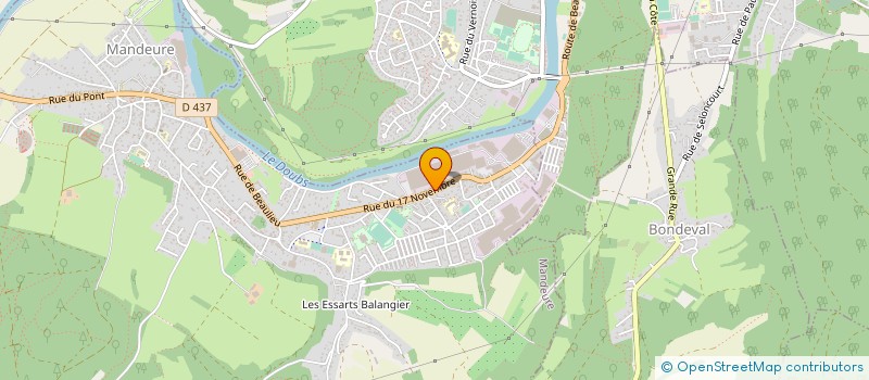 localisation de l'entreprise MONSIEUR JACQUES ZIMMERMANN à MANDEURE