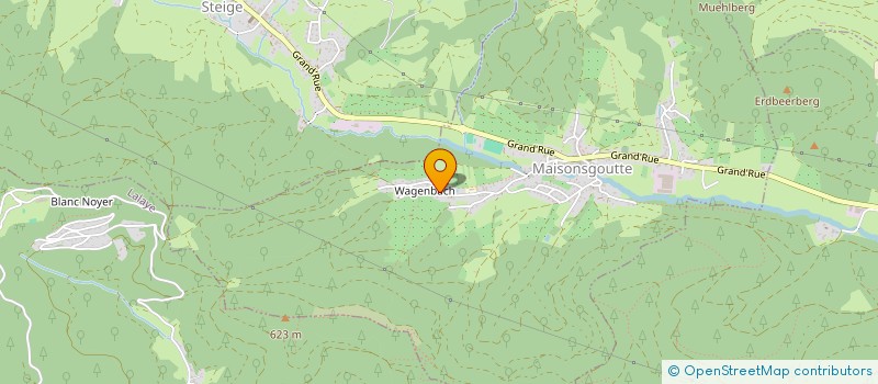 localisation de l'entreprise MONSIEUR JACQUES ZIMMERMANN  MAISONSGOUTTE