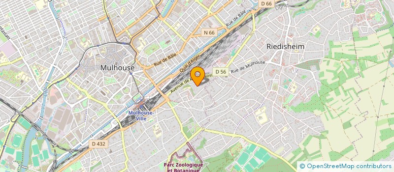 localisation de l'entreprise MONSIEUR JACQUESHENRY JACQUERAY  MULHOUSE