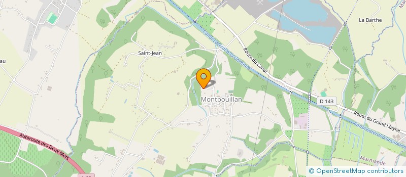 localisation de l'entreprise MONSIEUR JACQUI BARBE  SAINT PARDOUX DU BREUIL