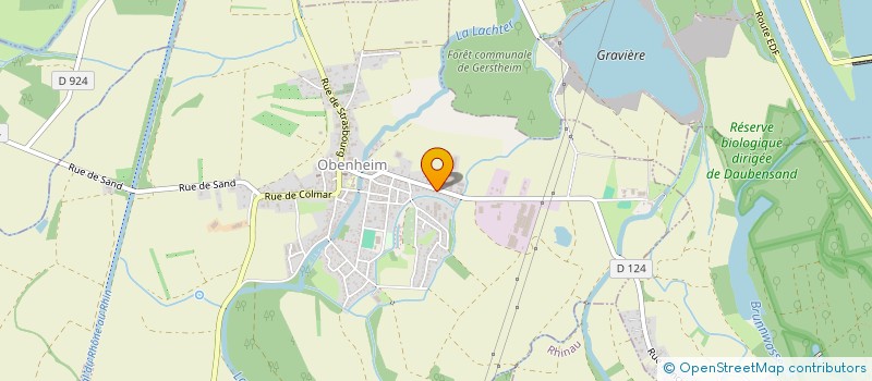 localisation de l'entreprise MONSIEUR JACQUI BRONN  OBENHEIM