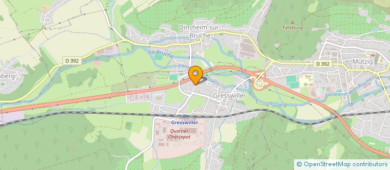 localisation de l'entreprise MONSIEUR JACQUI ROTH  GRESSWILLER