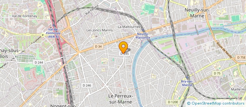 localisation de l'entreprise MONSIEUR JACQUOU TROUILLARD  LE PERREUX-SUR-MARNE