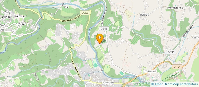 localisation de l'entreprise MONSIEUR JACQUY BLANC  ROSIERES