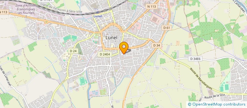 localisation de l'entreprise MONSIEUR JACQUY DOMERGUE à ALES