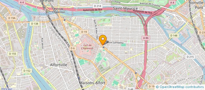 localisation de l'entreprise MONSIEUR JACQUY FRIEDRICH  MAISONS-ALFORT