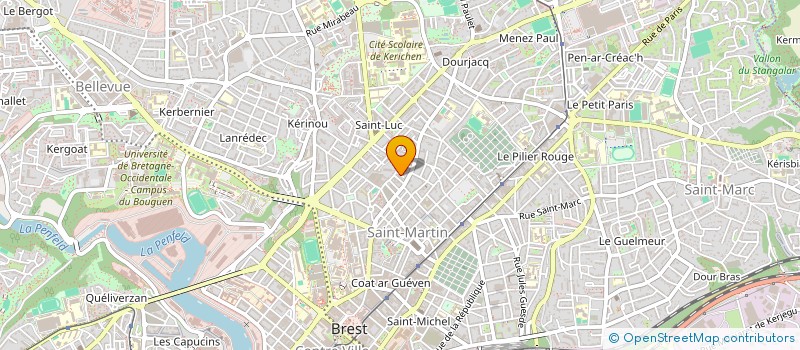 localisation de l'entreprise MONSIEUR JACQUY THOMAS à BREST