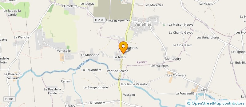 localisation de l'entreprise MONSIEUR JAD AMEDEE  CHATEAUGIRON