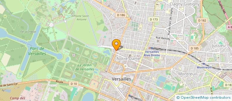 localisation de l'entreprise MONSIEUR JAD BATTI  VERSAILLES