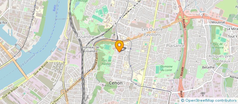 localisation de l'entreprise MONSIEUR JAD BEHAR  CENON