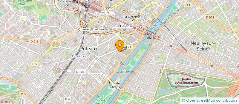 localisation de l'entreprise MONSIEUR JAD EL HALLAM  PUTEAUX