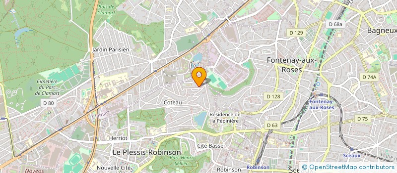 localisation de l'entreprise MONSIEUR JAD EL KAWA  LE PLESSIS-ROBINSON