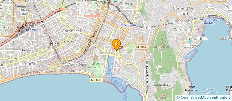 localisation de l'entreprise MONSIEUR JAD FADEL à NICE