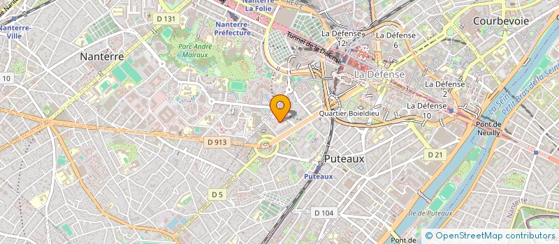 localisation de l'entreprise MONSIEUR JAD MILADI  PUTEAUX