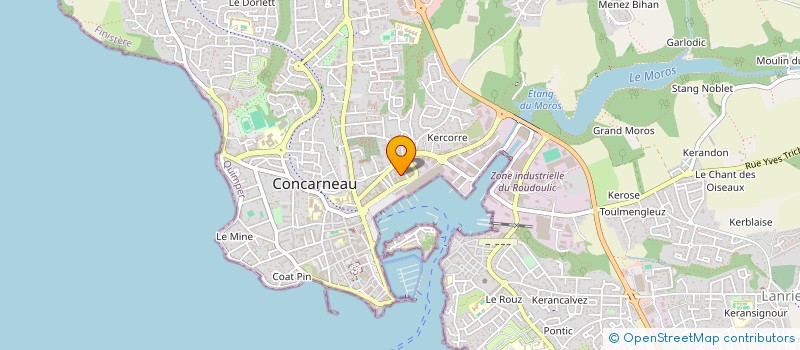 localisation de l'entreprise MONSIEUR JAD PERIER  CONCARNEAU