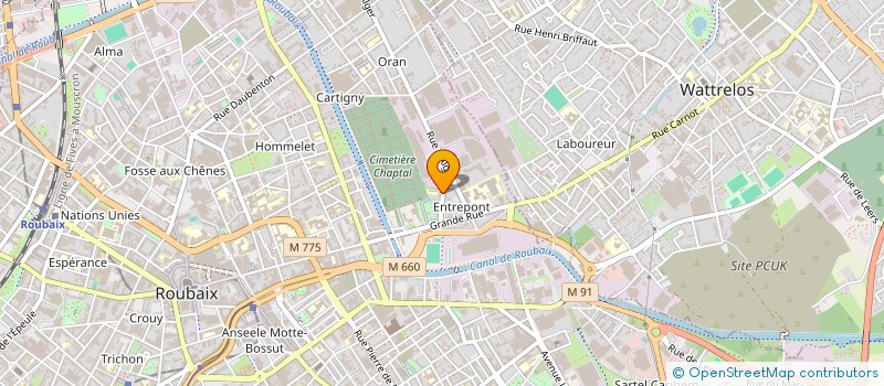 localisation de l'entreprise MONSIEUR JADAMA SUWANDY  ROUBAIX